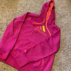 Pink adidas hoodie